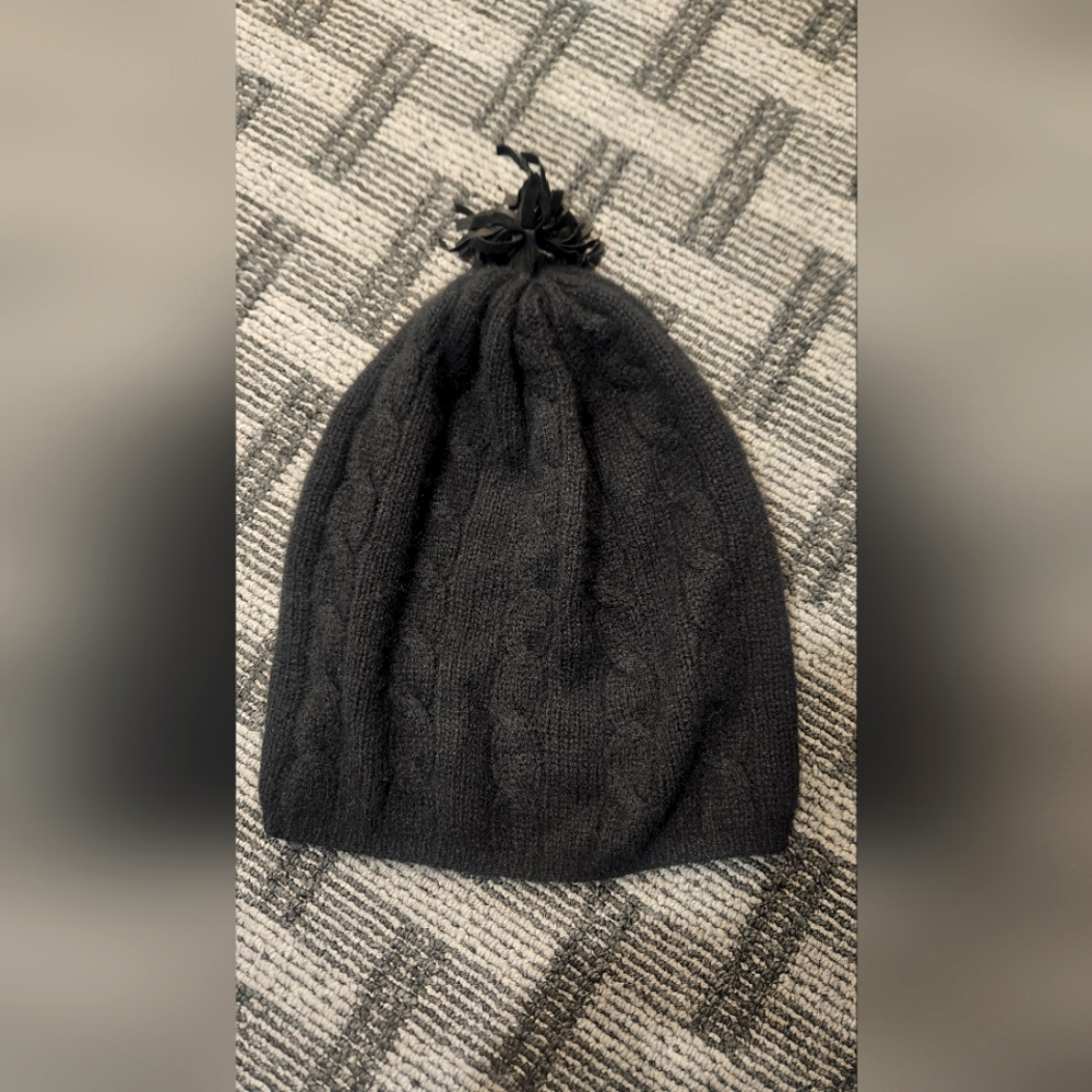 Cashmere Tassel Beanie